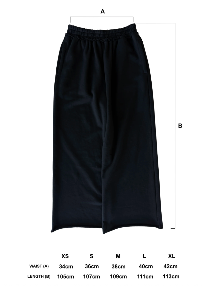 LUCK SWEATPANTS-BLACK